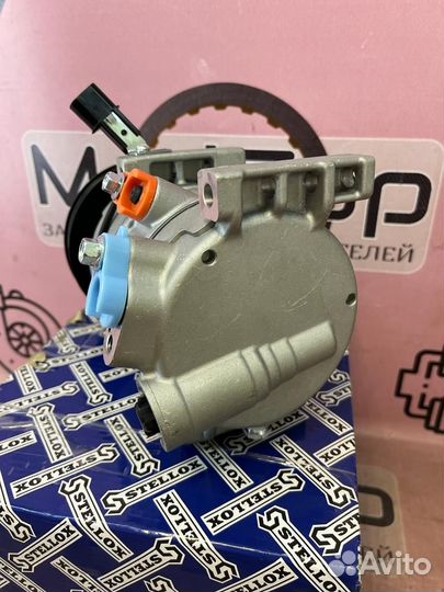 Компрессор кондиционера Solaris Rio 2010-2017