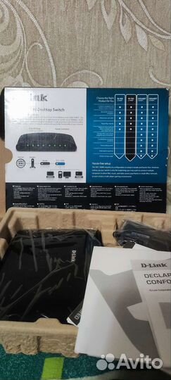 Коммутатор D link 1008