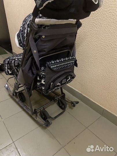 Коляска санки