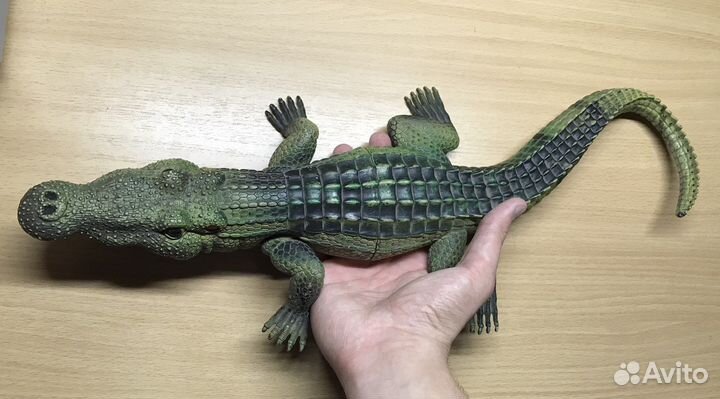 Игрушка резиновый крокодил. Пищалка