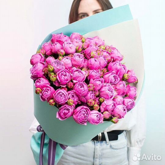 Букет из пионов/пионовидной розы