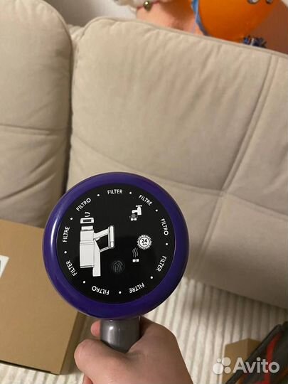 Вертикальный пылесос Dyson V12 detect slim