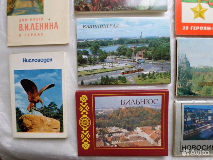Наборы открыток СССР 60-80-е гг