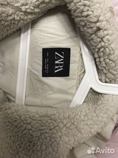 Шуба тедди zara