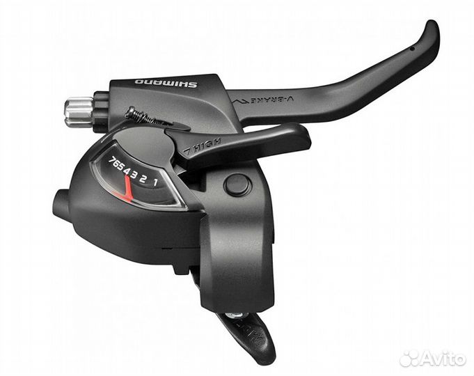 Шифтер Shimano Tourney EF41 правый 7ск трос 2400мм