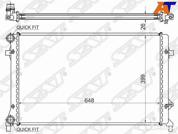 Радиатор seat altea