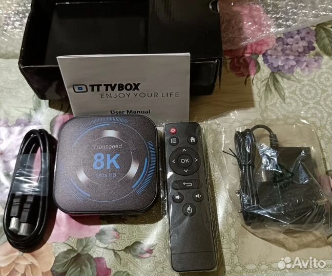 Смарт тв приставка, новая Transpeed 8K