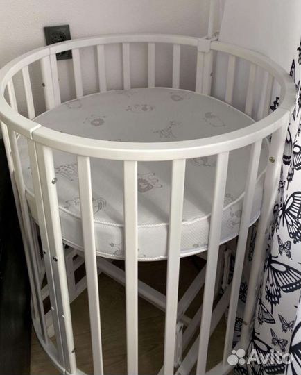 Матрац детский в круглую кровать