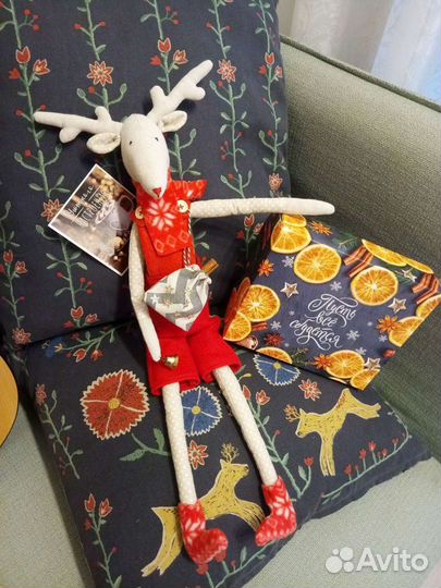 Подарок ручной работы олень новогодний