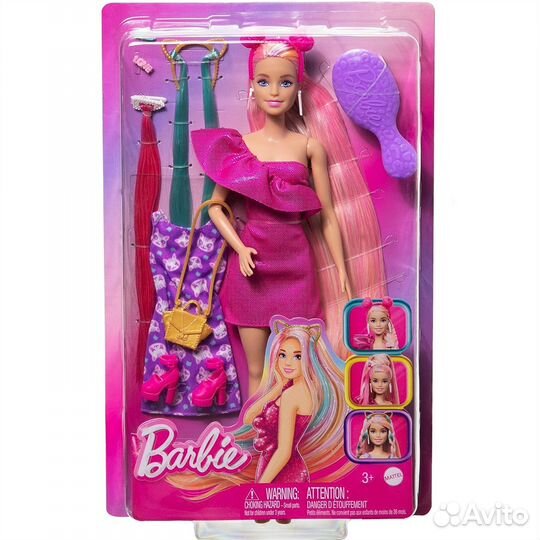 Новая Кукла Barbie Hair Play с нарядом кошки HKT96