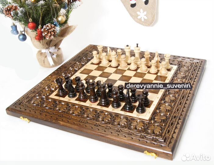 Шахматы нарды шашки 3 в 1