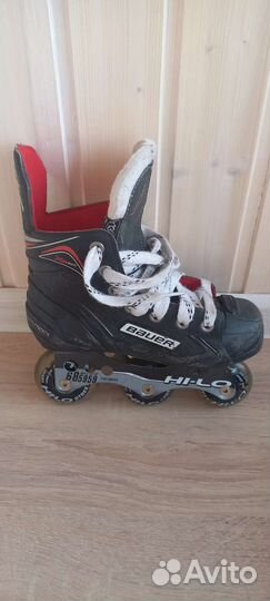 Роликовые коньки bauer yth 13