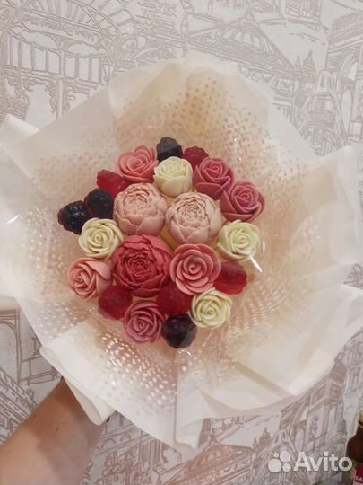 Букет из шоколадных роз учителю/воспитателю