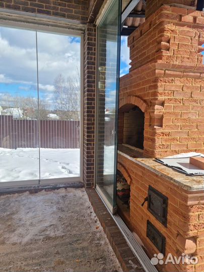 Безрамное остекление гармошка