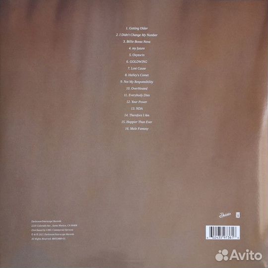 Billie eilish - Happier Than Ever (pale yellow)