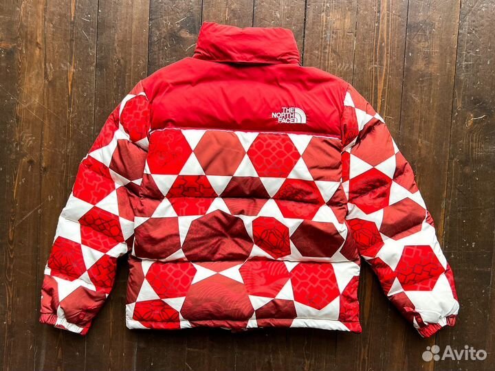 Пуховик The North Face Geo Print Red