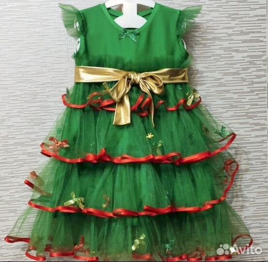 Новогодний костюм елочки 116