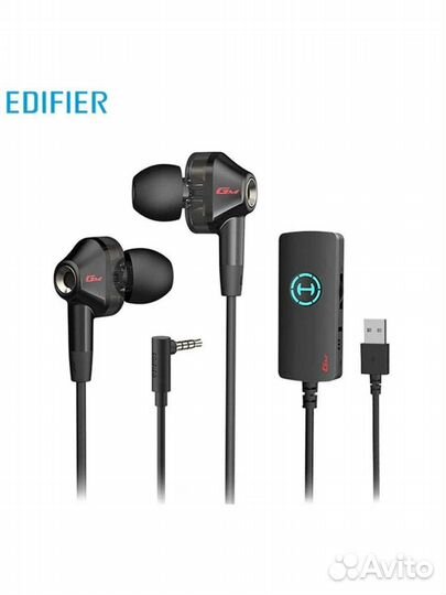 Проводные наушники edifier hecate GM360, черныеRGB