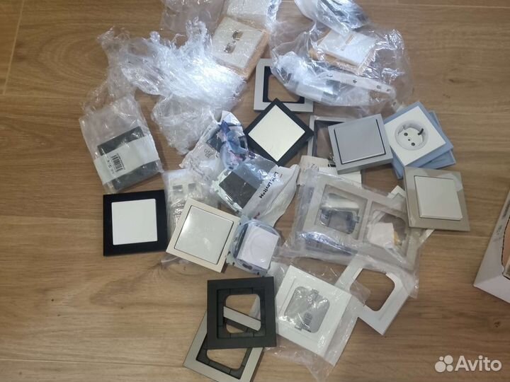 Розектки рамки выключатели ABB basic