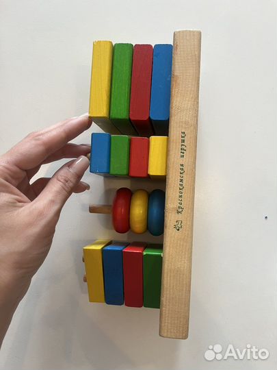 Развивающие деревянные игрушки