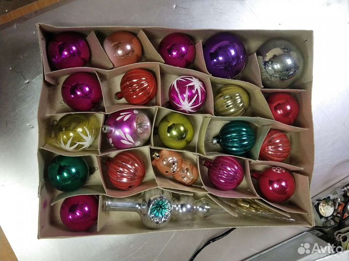 Елочные игрушки СССР