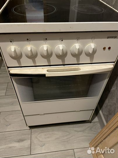 Плита электрическая бу с духовкой gorenje
