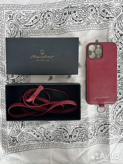 Чехол на iPhone 13 pro max Marcel Robert на шнурке