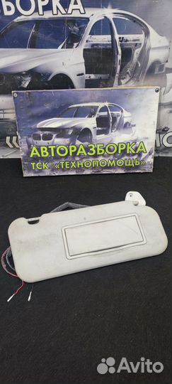 Козырёк правый солнцезащитный Peugeot 307