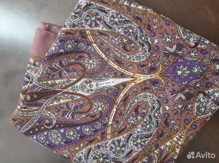 Павловопосадский платок шерсть