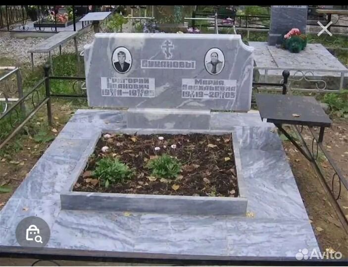 Памятники из гранита, мрамора, мраморной крошки