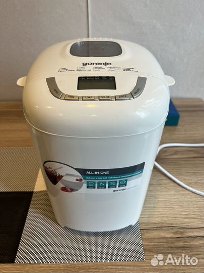 Хлебопечка gorenje