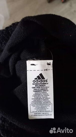 Шапка на флисе Аdidas, на взрослого человека