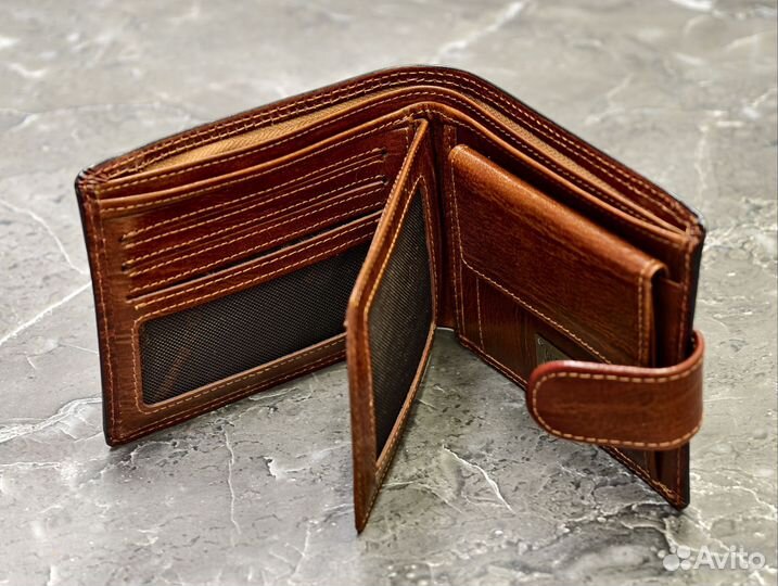 Кошелек мужской натуральная кожа