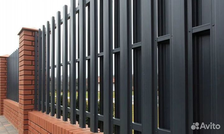 Евроштакетник металлический штакетник