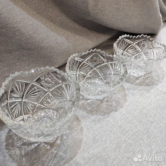 Салатник хрустальный СССР