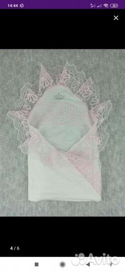 Конверт на выписку для девочки зима