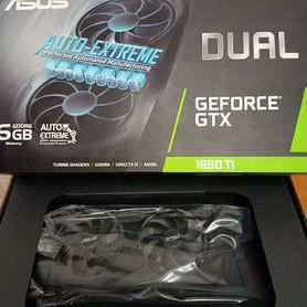 Видеокарта gtx 1660 ti asus dual