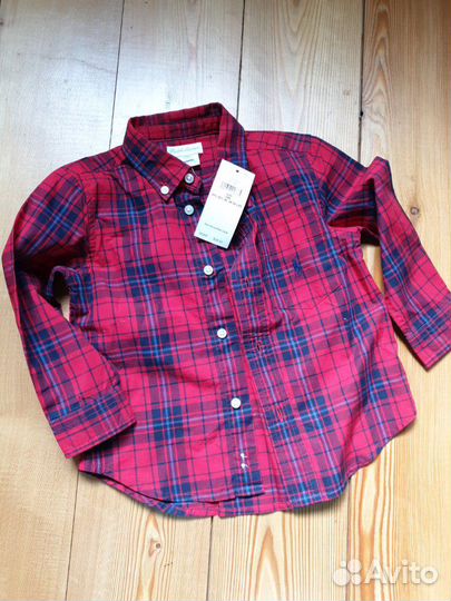 Рубашка новая Ralph Lauren оригинал 24 мес