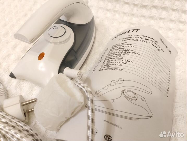 Утюг дорожный scarlett SC-1135S