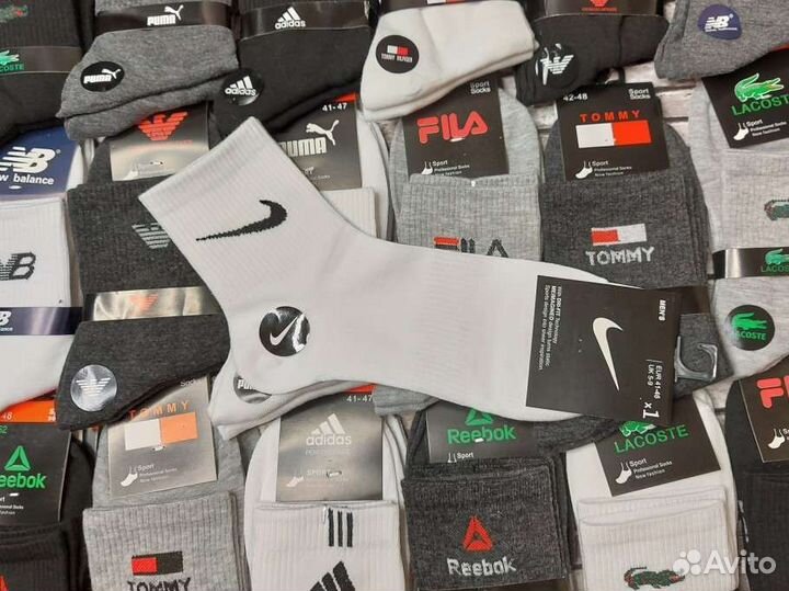 Носки Nike Adidas Puma Reebok