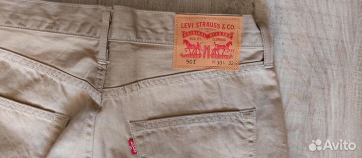 Мужские джинсы levis 501 W30 L32