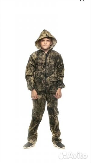 Детский защитный камуфляжный костюм, р. 110-116