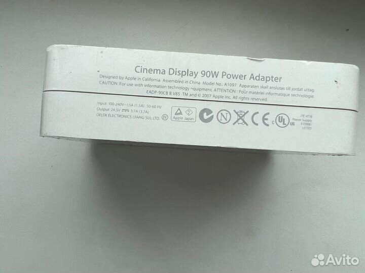 Cinema Display 90w Adapter