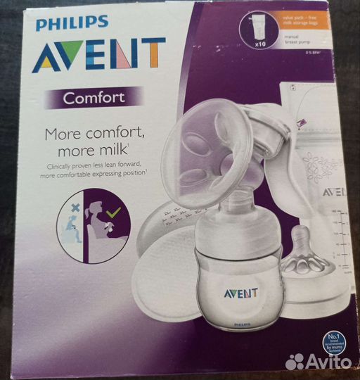 Молокоотсос Philips avent ручной