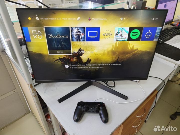 Супер Игровая приставка PS4 fat 500 гб(Ч)
