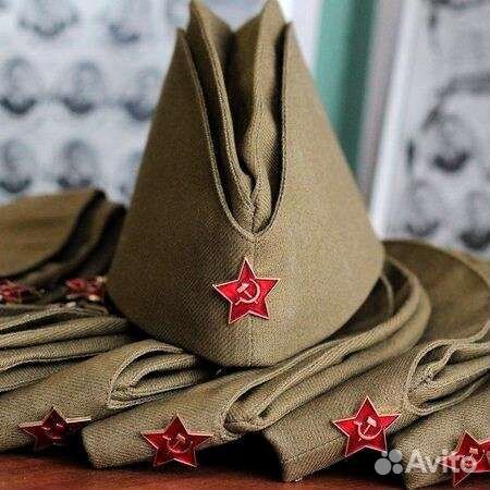Новая пилотка СССР военная солдатская армейская