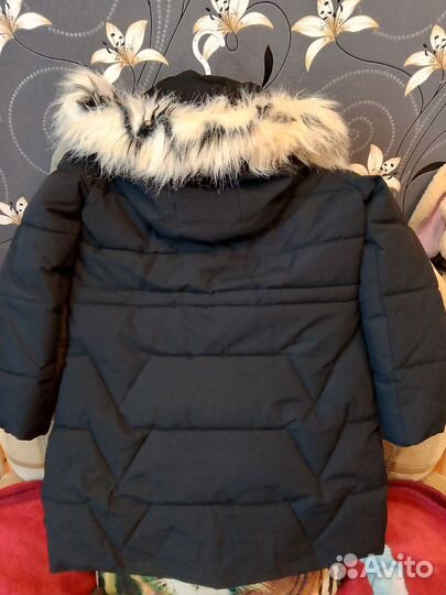 Пуховик для девочки, на рост 125-135 см
