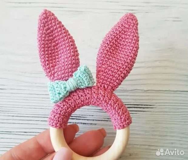 Деревянные грызунки погремушка