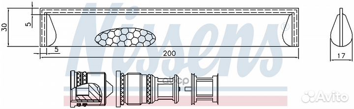 Осушитель кондиционера toyota avensis 97- 95351