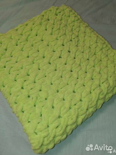 Плед детский ручная работа 95х95 см